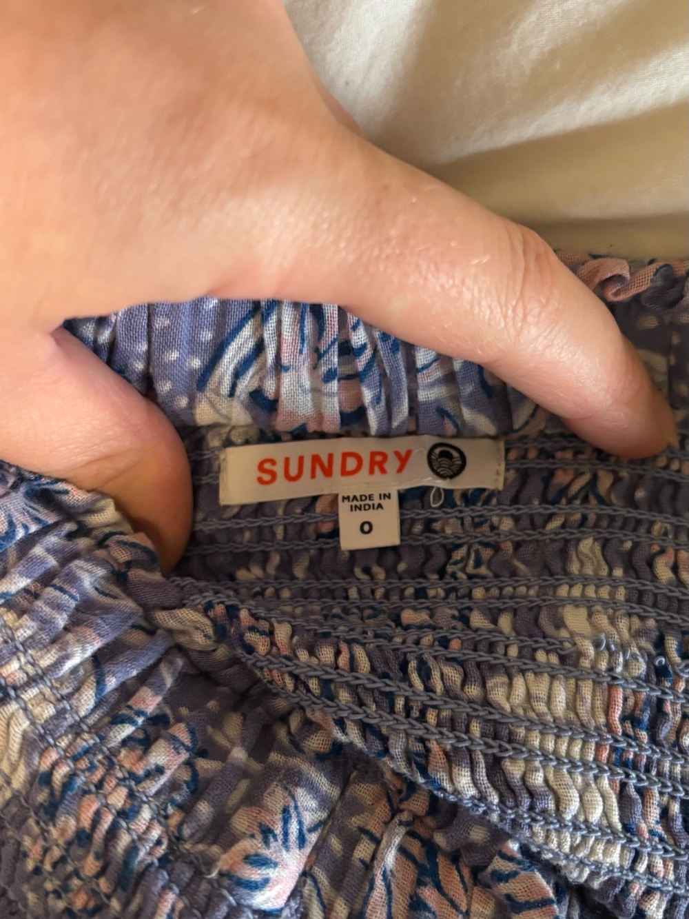 Sundry Wild Floral Ruffle Skirt Size 0 - Picture 3 of 3